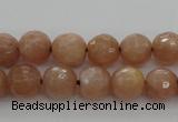 CMS941 15.5 inches 6mm faceted round A grade moonstone gemstone beads