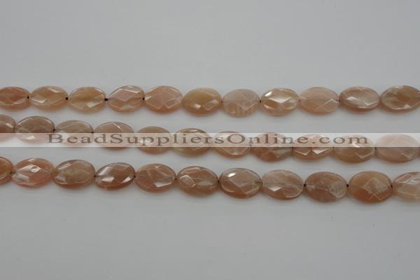 CMS966 15.5 inches 10*14mm faceted oval A grade moonstone beads