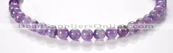 CNA03 10mm round AB grade natural amethyst quartz bead Wholesale