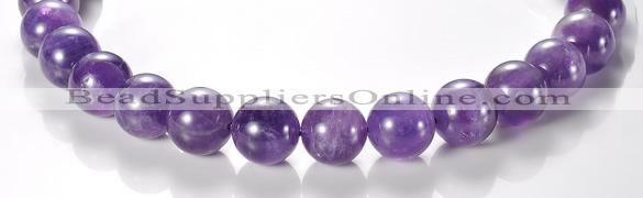 CNA06 AB grade natural amethyst 16mm round quartz bead Wholesale