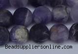 CNA1063 15.5 inches 10mm round matte dogtooth amethyst beads