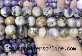 CNA1093 15.5 inches 18mm faceted round dogtooth amethyst beads