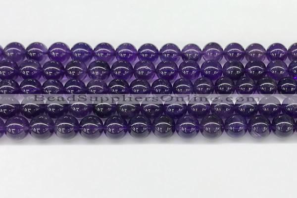 CNA1152 15.5 inches 8mm round natural amethyst gemstone beads