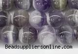 CNA1155 15.5 inches 6mm round natural dogtooth amethyst beads