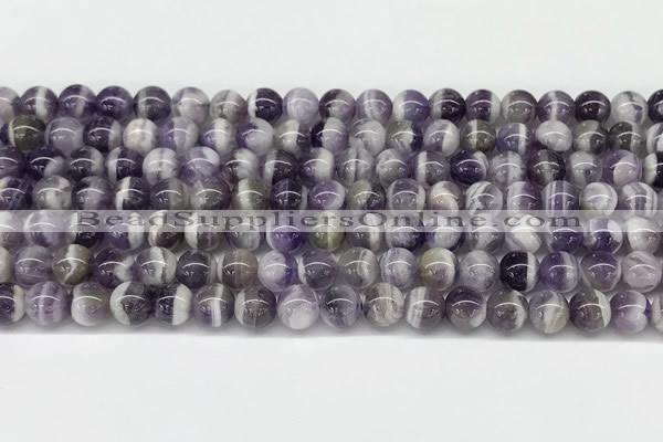 CNA1155 15.5 inches 6mm round natural dogtooth amethyst beads