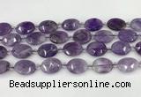 CNA1201 15.5 inches 15*20mm faceted oval amethyst beads