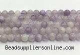 CNA1223 15.5 inches 12mm round lavender amethyst gemstone beads wholesale