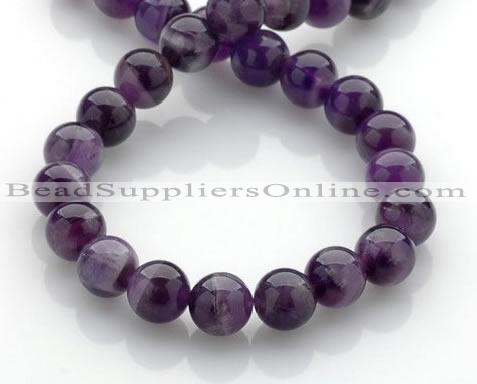 CNA15 15 inch 12mm round natural amethyst quartz beads Wholesale