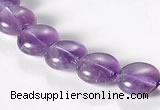 CNA24 10mm flat round A- grade natural amethyst beads Wholesale