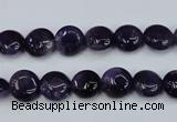 CNA267 15.5 inches 10mm flat round natural amethyst beads wholesale