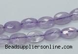 CNA328 15.5 inches 8*12mm faceted oval natural lavender amethyst beads