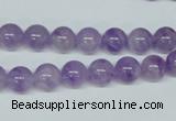 CNA401 15.5 inches 6mm round natural lavender amethyst beads