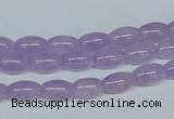 CNA410 15.5 inches 6*10mm rice natural lavender amethyst beads