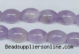 CNA412 15.5 inches 10*14mm rice natural lavender amethyst beads