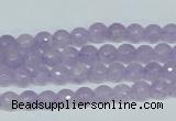 CNA421 15.5 inches 6mm faceted round natural lavender amethyst beads