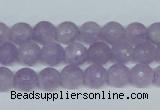 CNA422 15.5 inches 8mm faceted round natural lavender amethyst beads