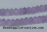 CNA427 4*8mm faceted rondelle natural lavender amethyst beads