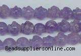 CNA432 15.5 inches 10*10mm skull shape natural lavender amethyst beads