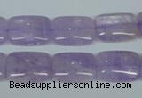 CNA440 15.5 inches 13*18mm rectangle natural lavender amethyst beads