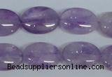 CNA448 15.5 inches 16*22mm oval natural lavender amethyst beads