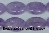 CNA449 15.5 inches 18*25mm oval natural lavender amethyst beads