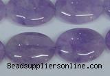 CNA450 15.5 inches 22*30mm oval natural lavender amethyst beads