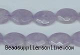 CNA455 15.5 inches 12*16mm faceted oval natural lavender amethyst beads