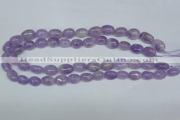 CNA465 15.5 inches 10*14mm nugget natural lavender amethyst beads