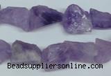 CNA468 15.5 inches 13*15mm nugget natural lavender amethyst beads