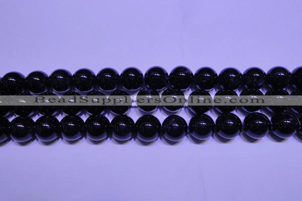 CNA572 15.5 inches 8mm round AAA grade natural dark amethyst beads