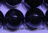 CNA576 15.5 inches 16mm round AAA grade natural dark amethyst beads