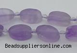 CNA722 15.5 inches 10*14mm oval amethyst gemstone beads wholesale