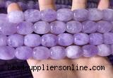 CNA786 15.5 inches 12*16mm drum lavender amethyst beads