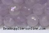 CNA789 15.5 inches 6mmm faceted round lavender amethyst beads