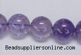 CNA806 15.5 inches 16mm round natural light amethyst beads