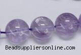 CNA807 15.5 inches 18mm round natural light amethyst beads