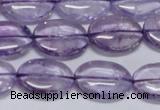 CNA831 15.5 inches 12*16mm oval natural light amethyst beads