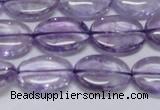 CNA832 15.5 inches 13*18mm oval natural light amethyst beads