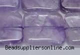 CNA847 15.5 inches 30mm square natural light amethyst beads