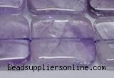 CNA848 15.5 inches 35mm square natural light amethyst beads