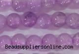 CNA950 15.5 inches 4mm round natural lavender amethyst beads