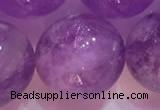 CNA960 15.5 inches 20mm round natural lavender amethyst beads