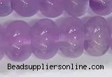 CNA970 15.5 inches 6*10mm faceted rondelle lavender amethyst beads