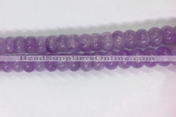 CNA972 15.5 inches 9*12mm faceted rondelle lavender amethyst beads