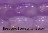 CNA975 15.5 inches 8*12mm drum natural lavender amethyst beads