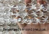 CNC806 14*18mm - 18*20mm faceted nuggets white crystal beads