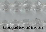 CNC88 15.5 inches 6mm faceted round natural white crystal beads