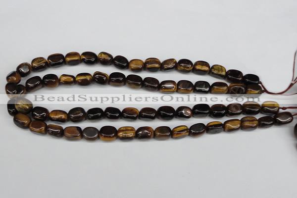 CNG01 15.5 inches 9*12mm nuggets yellow tiger eye gemstone beads