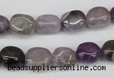 CNG04 15.5 inches 9*12mm nuggets amethyst gemstone beads