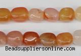 CNG06 15.5 inches 9*12mm nuggets agate gemstone beads